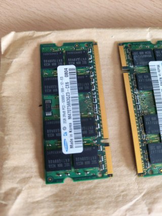2x 2GB DDR2 SODIMM Portátil RAM Samsung