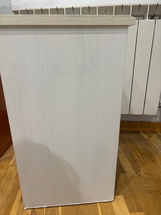 Mesita de noche Ikea blanca madera