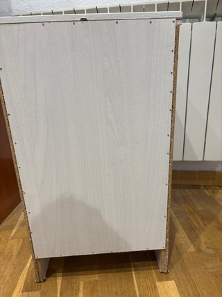 Mesita de noche Ikea blanca madera