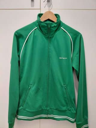 Sudadera Carhartt verde con cremallera