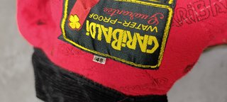 Chaqueta Moto Garibaldi Vintage Negra Roja