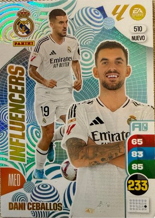 Cromo Panini Dani Ceballos Real Madrid 2023