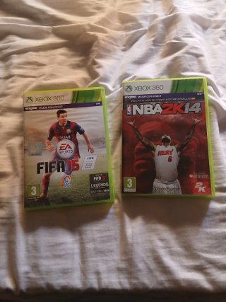 Xbox 360 Slim Nera + 2 giochi