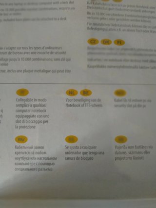 Cable de seguridad para portátil