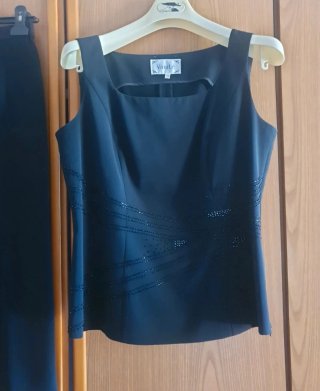 Completo elegante Vanité 3 pezzi nero