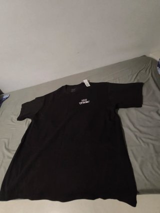 Camiseta Vans Off The Wall Negra Talla L/XL