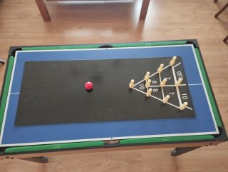 Futbolín Mesa Multijuegos 120cm