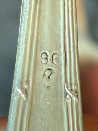 76 Cubiertos Alpaca Gallo Bañados en Plata 96