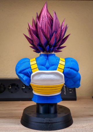Busto Vegeta 3D 30 cm