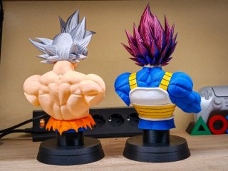 Busto Vegeta 3D 30 cm