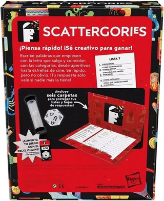 Hasbro Scattergories juego mesa agilidad mental