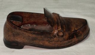 Cenicero Zapato Marrón