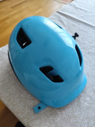 Casco bici infantil azul