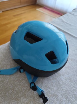 Casco bici infantil azul