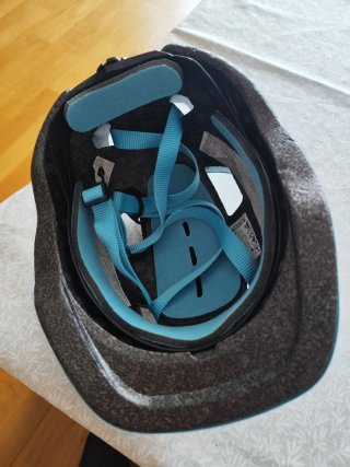 Casco bici infantil azul