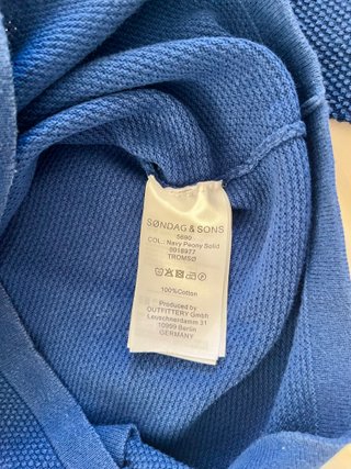 Jersey azul Søndag & Sons talla S