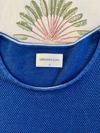 Jersey azul Søndag & Sons talla S