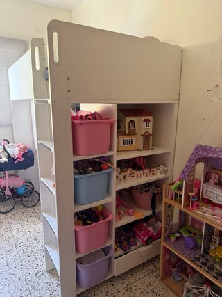 Estructura litera IKEA con escritorio