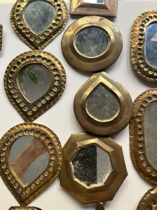 Collezione 33 Specchi in Ottone Marocchino