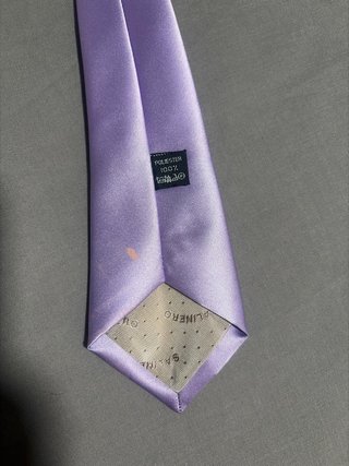 Corbata infantil morada