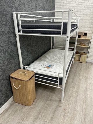 Litera Metálica + 2 Colchones Visco 18cm NUEVO