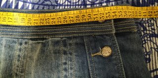Falda vaquera plisada talla 36