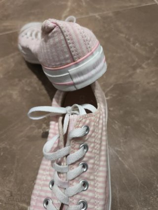 Converse Zapatillas Rosas Rayas Blancas Talla 39