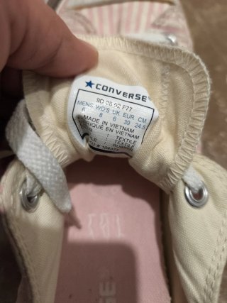 Converse Zapatillas Rosas Rayas Blancas Talla 39
