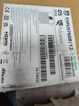 TV Philips 55 Negra