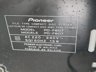 Pioneer PD-F607 Cargador 25 CD (Para Reparar)