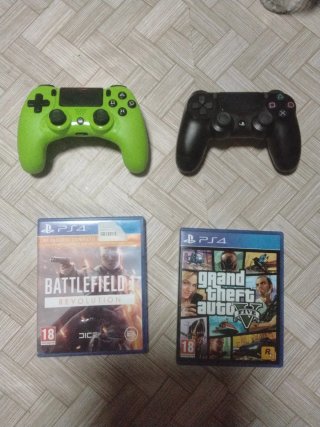 PS4 Slim 1TB + 2 Mandos + 3 Juegos