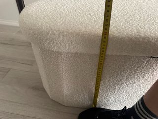 Arcon asiento blanco peluche
