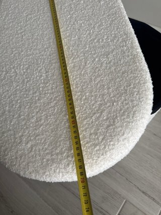 Arcon asiento blanco peluche