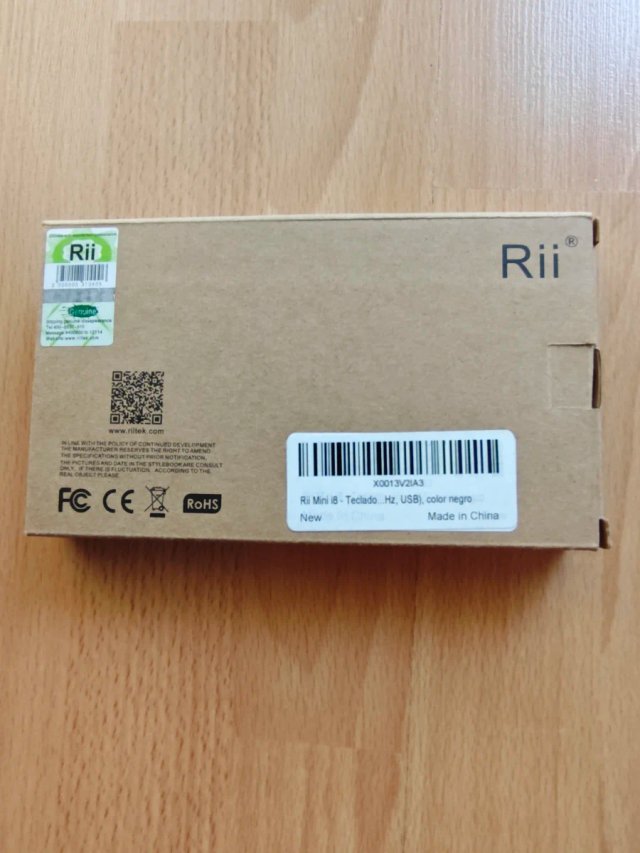Teclado Rii Mini i8 Negro