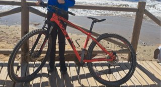 Bicicleta de Montaña Naranja