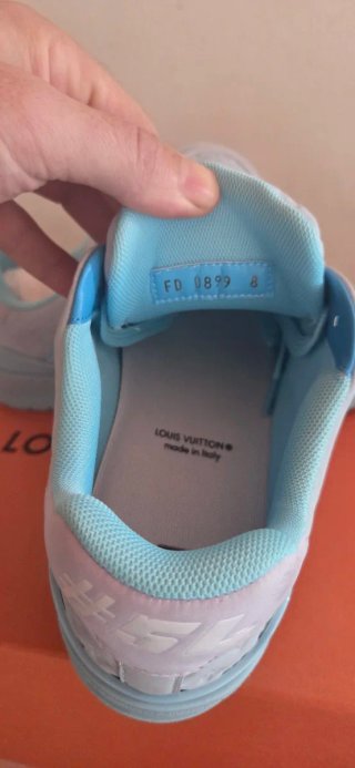 Louis Vuitton Zapatillas Deportivas Azul Rosa
