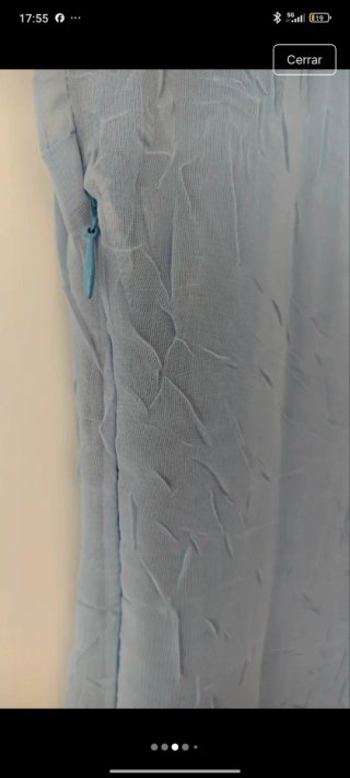 Vestido largo azul