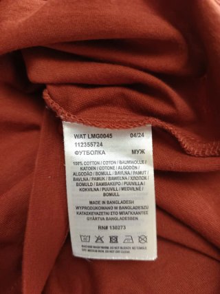 Camiseta Lee Talla M Naranja