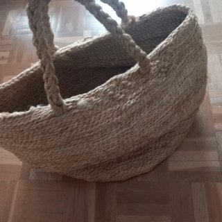 Cesto grande artesano REBAJADO OPORTUNIDAD MUDANZA