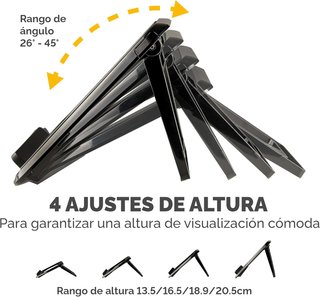 Fellowes soporte portátil ajustable ergonómico