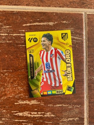 Carta Panini Adrenalyn Julian Alvarez Balón de Oro