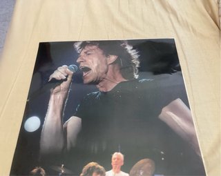 Póster Rolling Stones antiguo plastificado