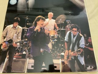 Póster Rolling Stones antiguo plastificado