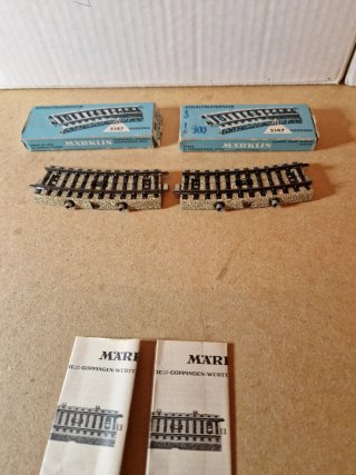 Marklin H0 Coppia Binari Curvi M Commutazione