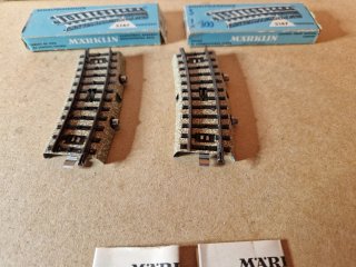 Marklin H0 Coppia Binari Curvi M Commutazione
