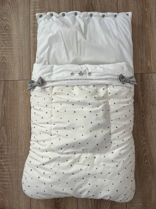Saco Minicuna Estrellas Gris
