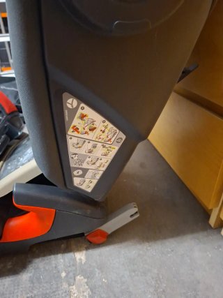 Silla coche bebé + elevador + espejo