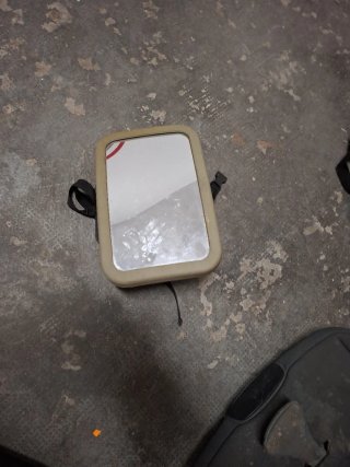 Silla coche bebé + elevador + espejo