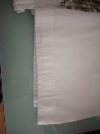 Cortinas de ducha a cuadros verdes y blancas