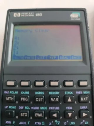 Calculadora HP 48G Científica Programable 32K RAM